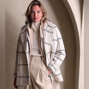 NWT BANANA REPUBLIC OVERSIZED ITALIAN BOUCLÉ COCOON JACKET